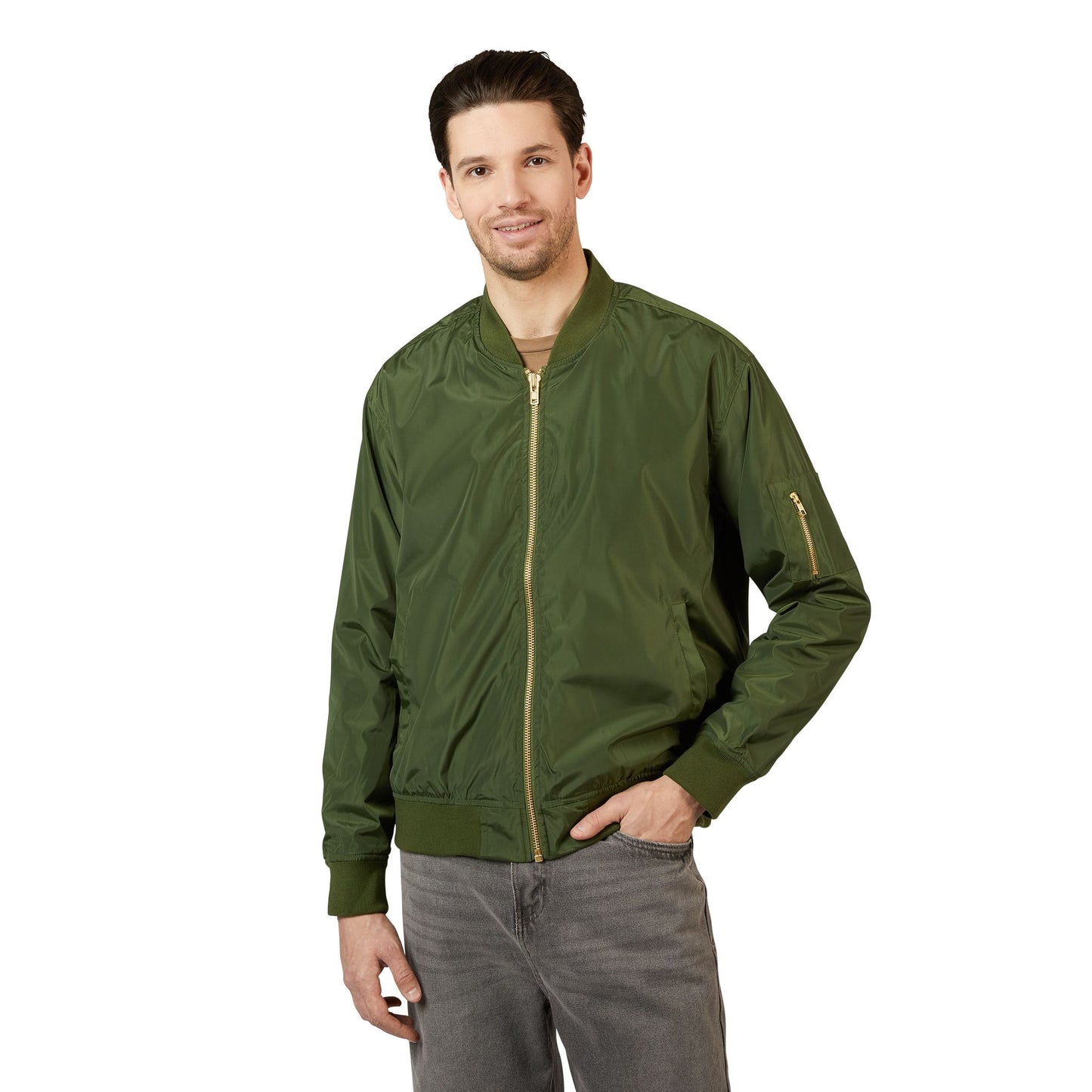 Street Style Bomber Jacket with Embroidered 'Déjà Vu' Design, Fall Fashion 2025