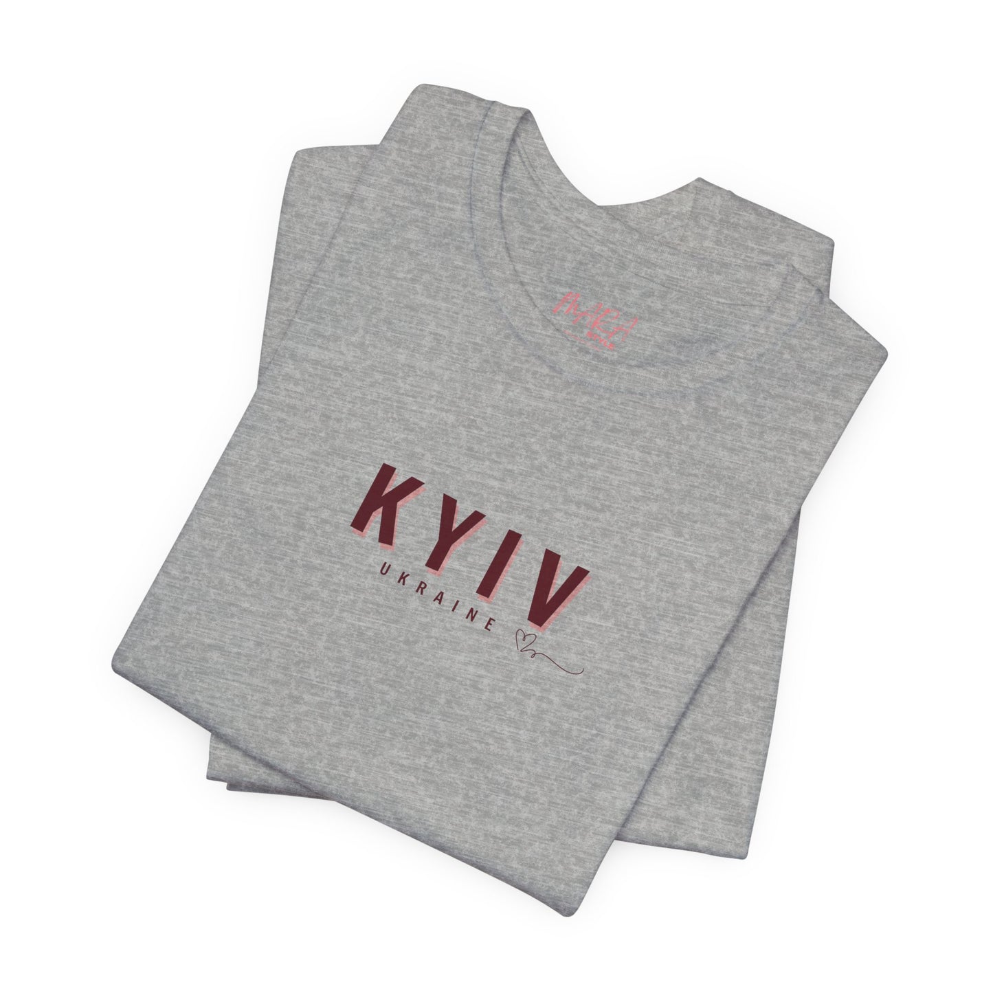 KYIV Minimalist Unisex Tee - Global Nomad Collection