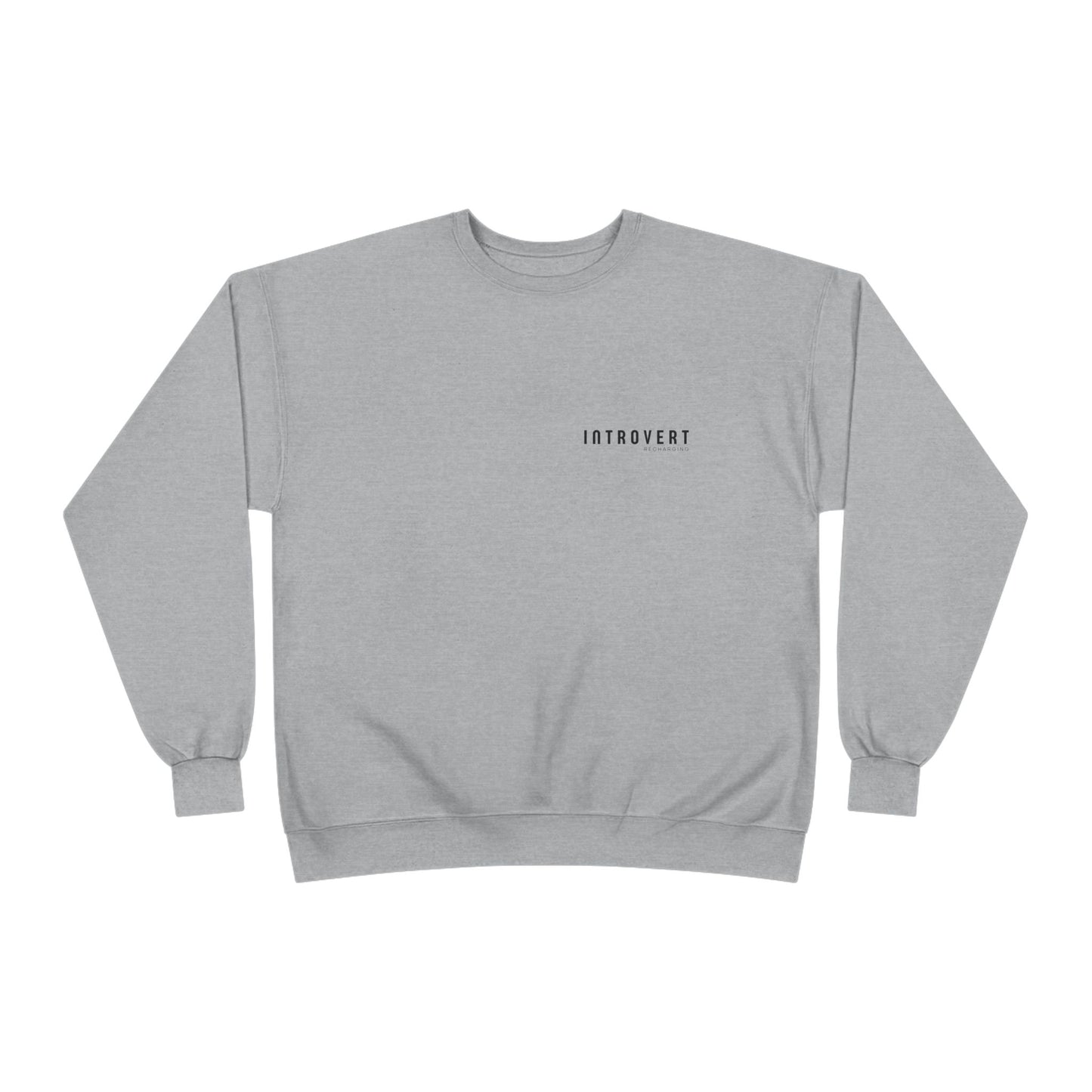 Introvert Recharging Unisex Sweatshirt, Grey