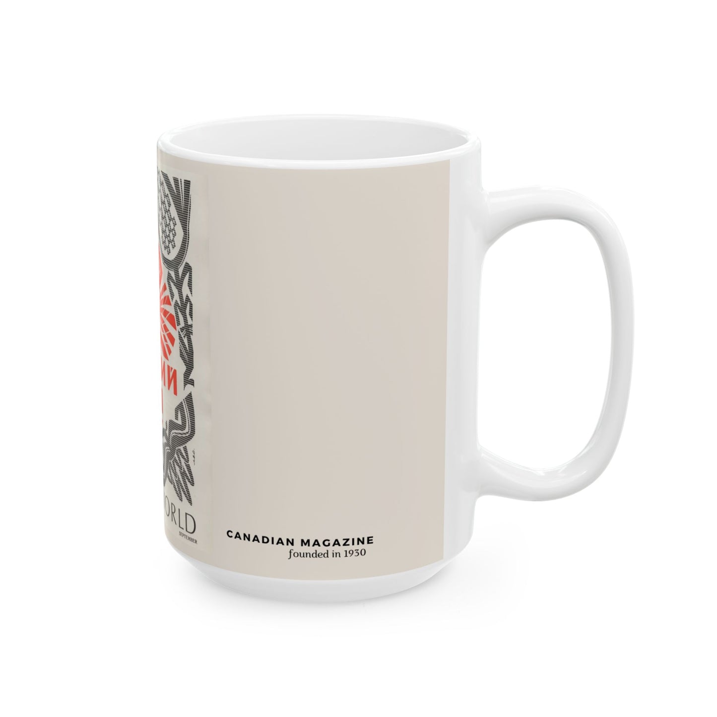 Ceramic Mug - Vintage Ukrainian Graphic Design "Women's World"
