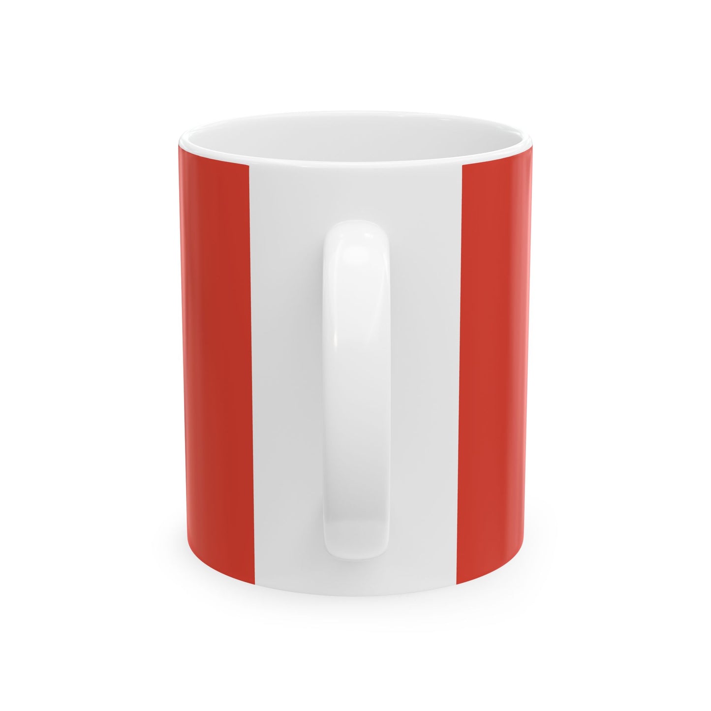 Paris Je T'aime Ceramic Mug — Retro RED Coffee Cup, Parisian Travel Gift (11oz & 15oz)
