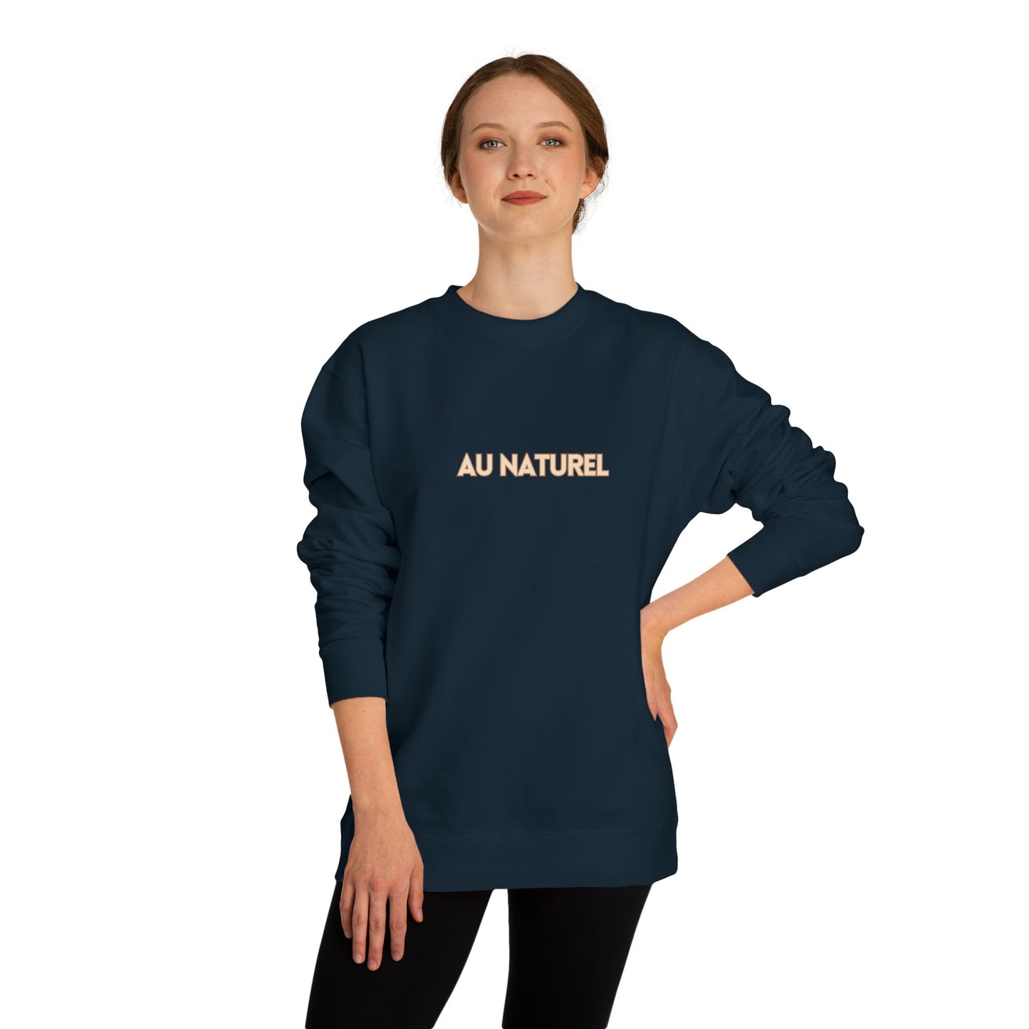 AU NATUREL Luxe Crewneck Sweatshirt | Premium Cotton