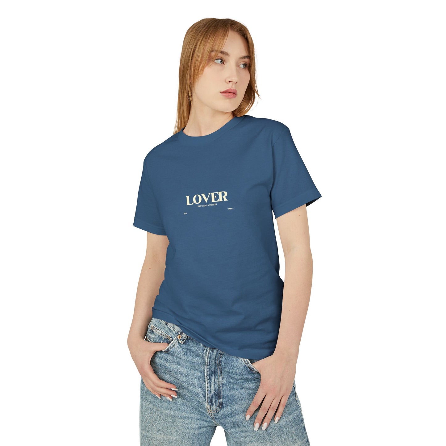 Yin/Yang Lover-Fighter Tee, Vintage Colors