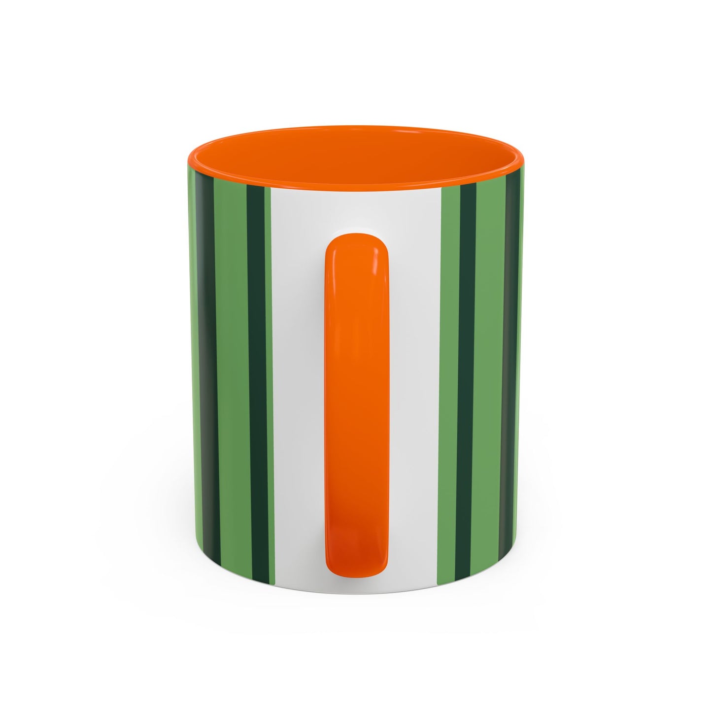No. 1 Teacher Green Accent Coffee Mug