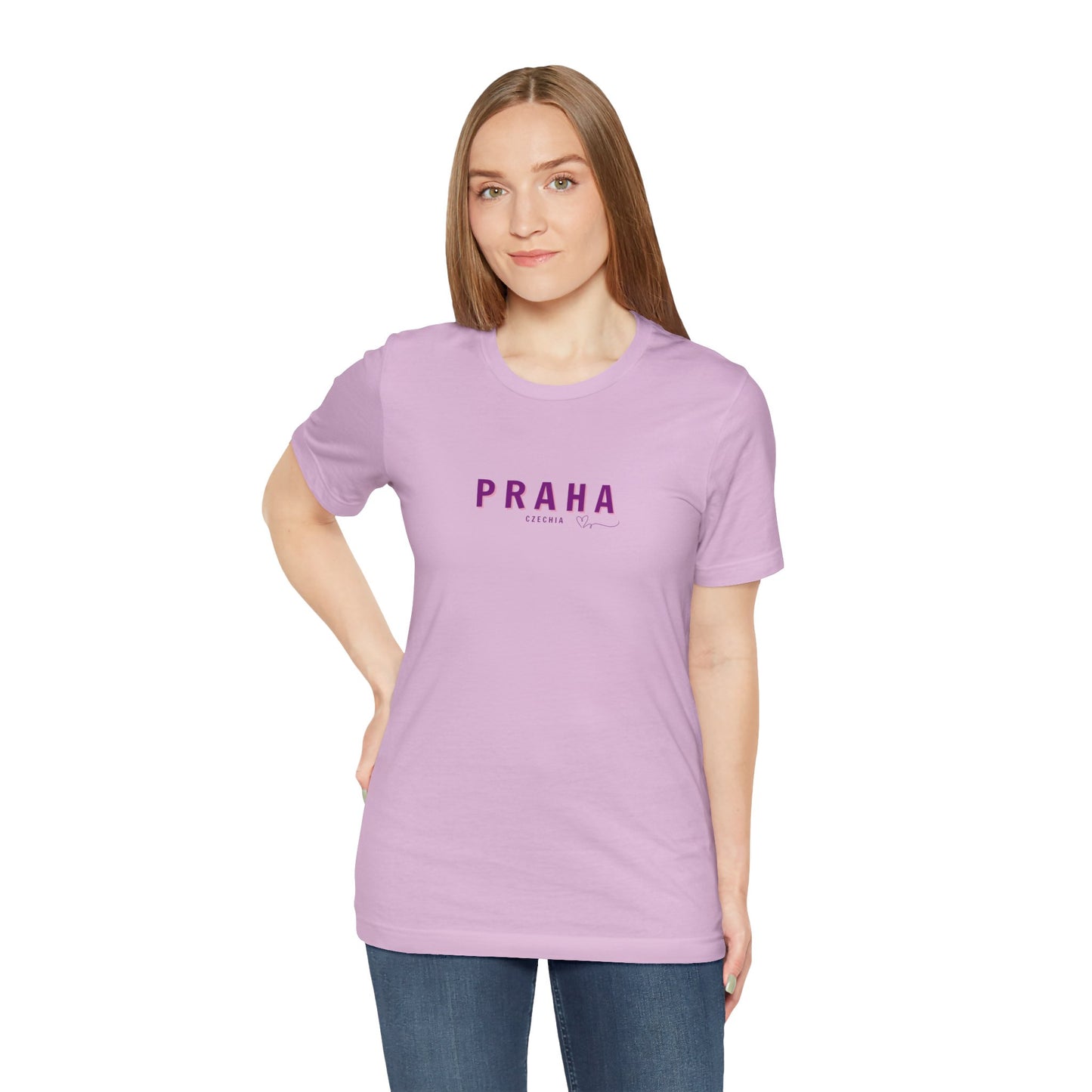 PRAHA, Czechia Minimalist Tshirt, Global Nomads Edition
