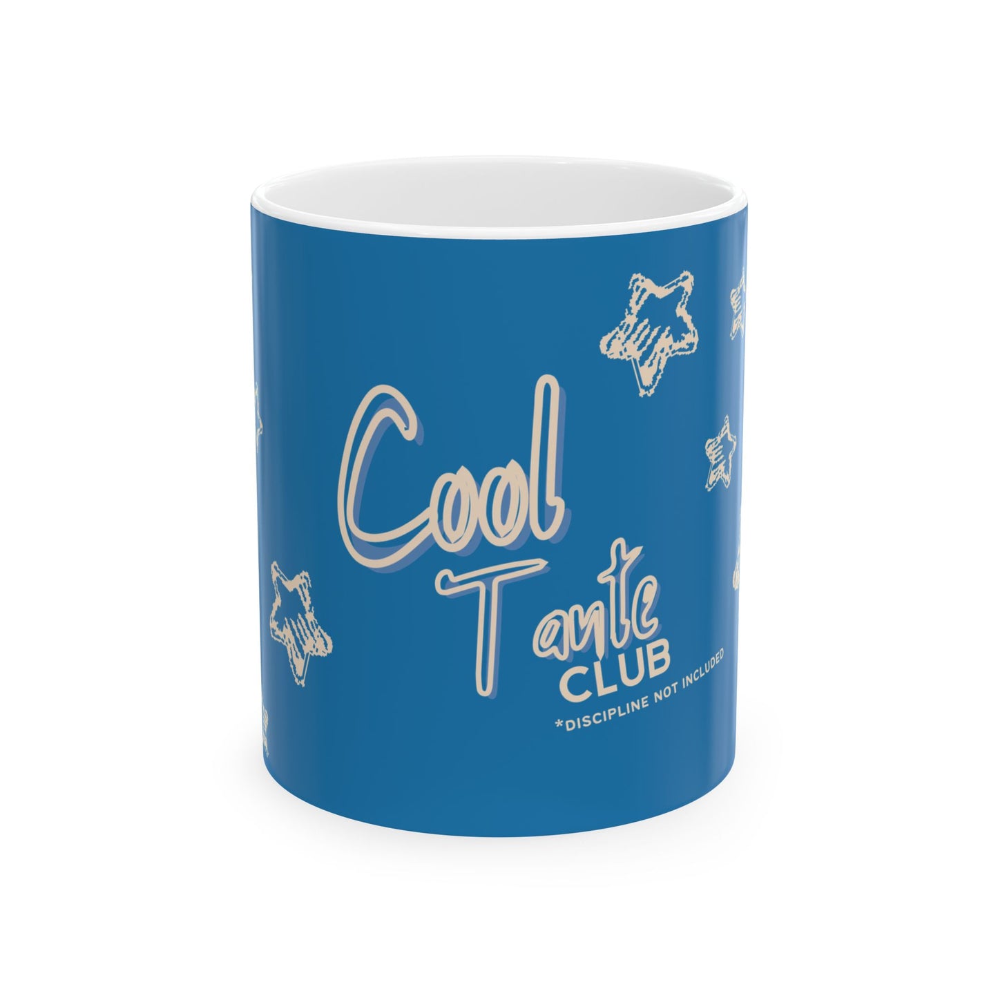 Cool Tante Club Ceramic Mug, Auntie Coffee Cup, TEAL Blue
