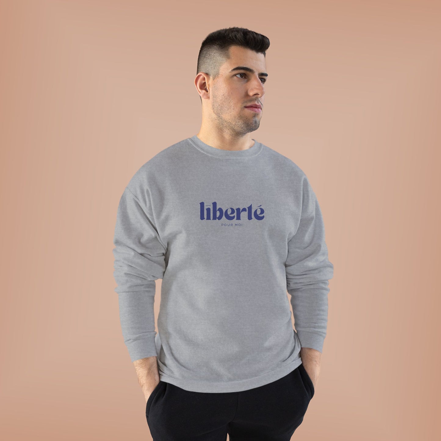 Liberté pour moi Cozy Sweatshirt, Independence Day Shirt