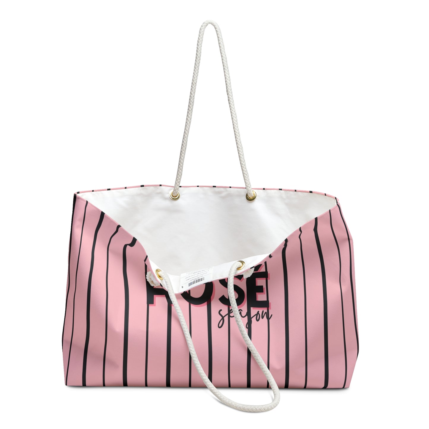 Rosé Season Summer Oversized Tote Bag, Pink Large Tote