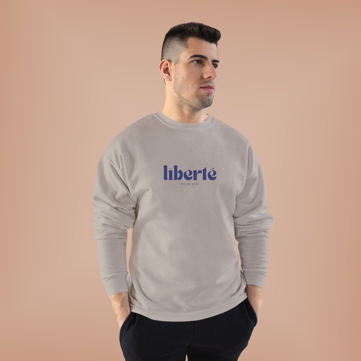 Liberté pour moi Cozy Sweatshirt, Independence Day Shirt
