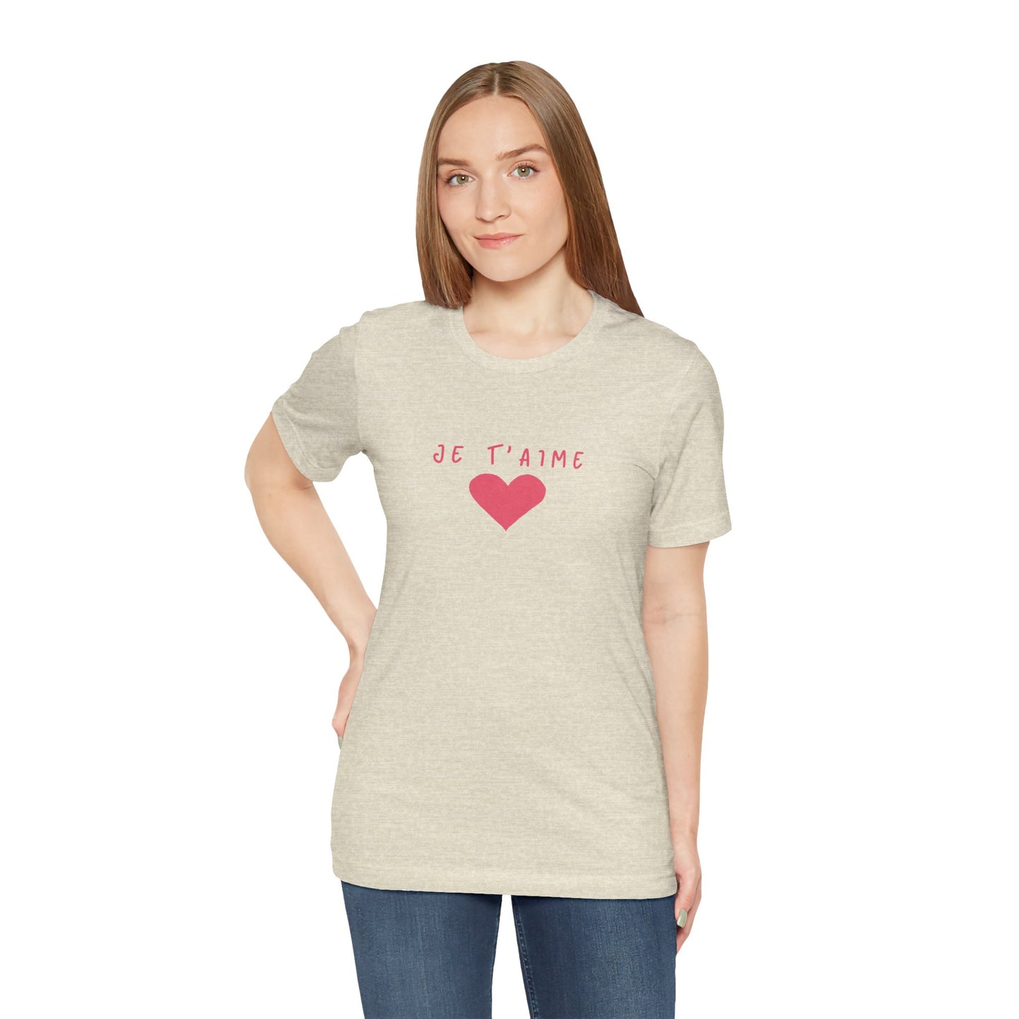 French Graphic Tee - Je T'aime T-Shirt