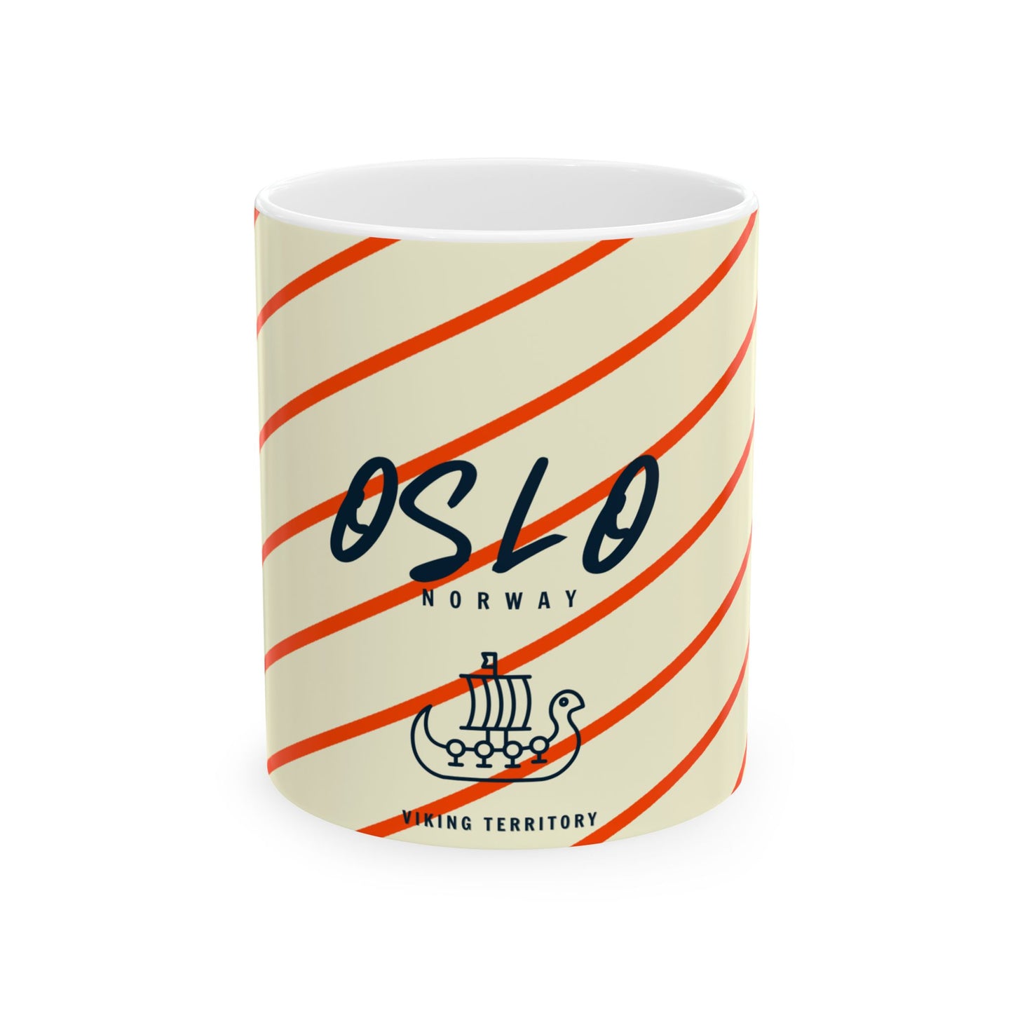 OSLO Ceramic Mug, Nordic Design
