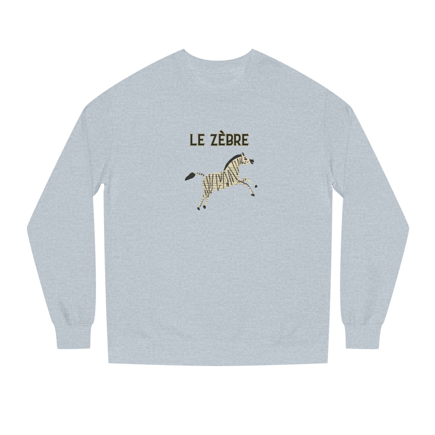 Le Zèbre Stylish Crew Neck Sweatshirt