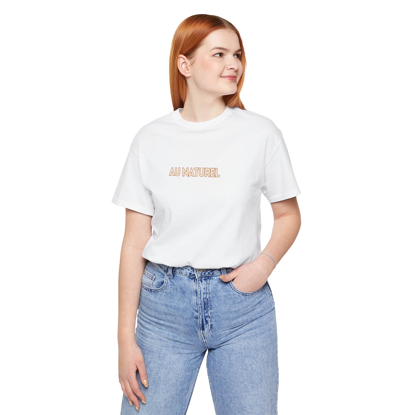 AU NATUREL French Jersey Tee - Natural Beauty