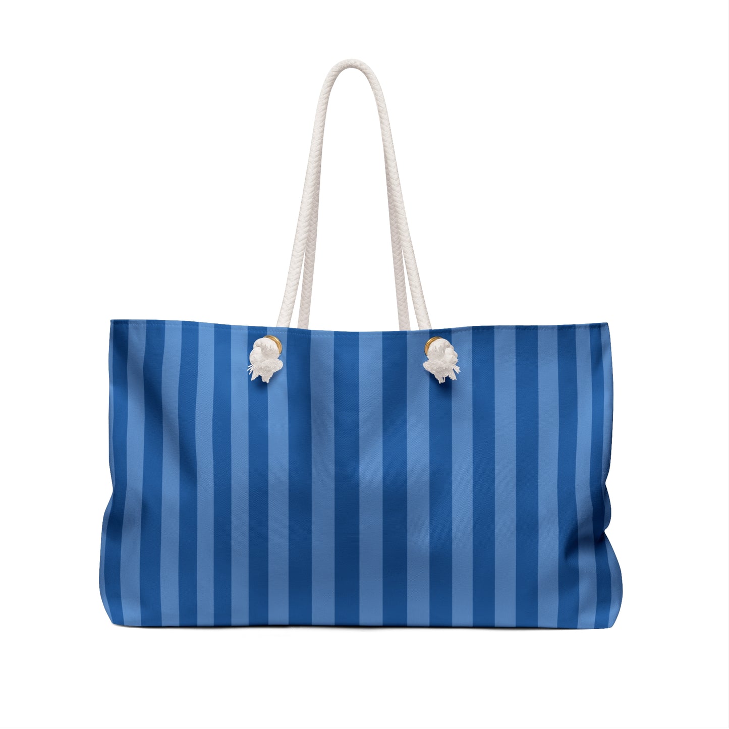 Stylish Blue Stripped Weekender Bag - Limited Edition