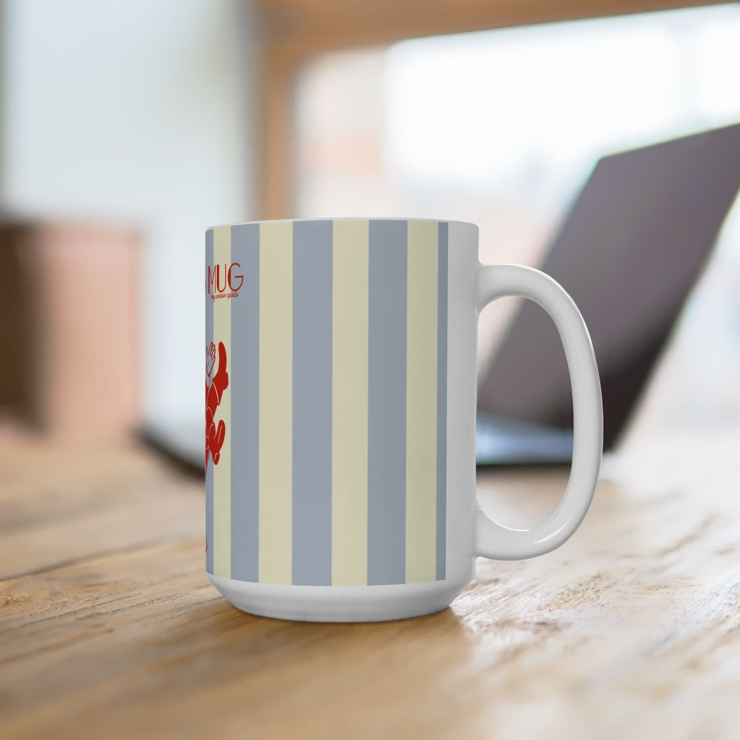 Santa's Mug Ceramic Coffee Mug — Festive Retro Santa Cocktail Design (11oz / 15oz)