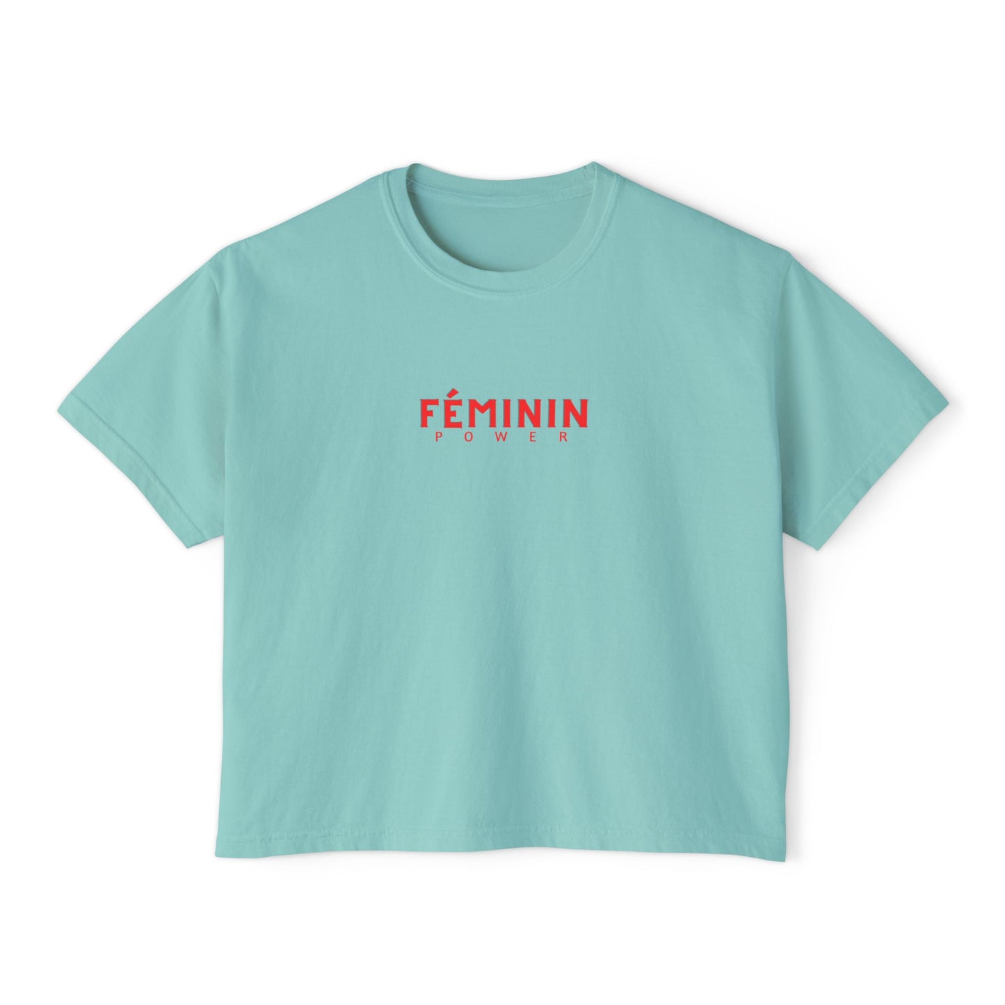 Feminine Power Boxy Crop T-Shirt
