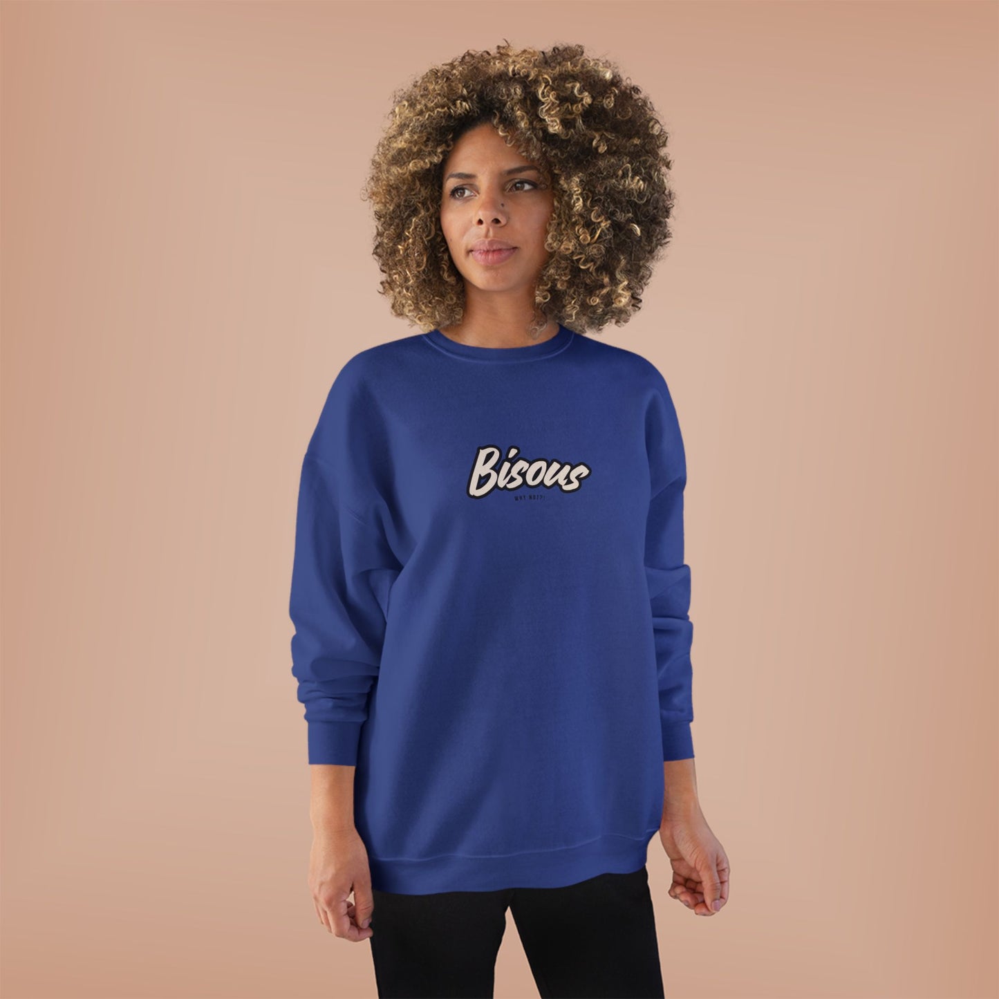 Cute BISOUS Crewneck Sweatshirt