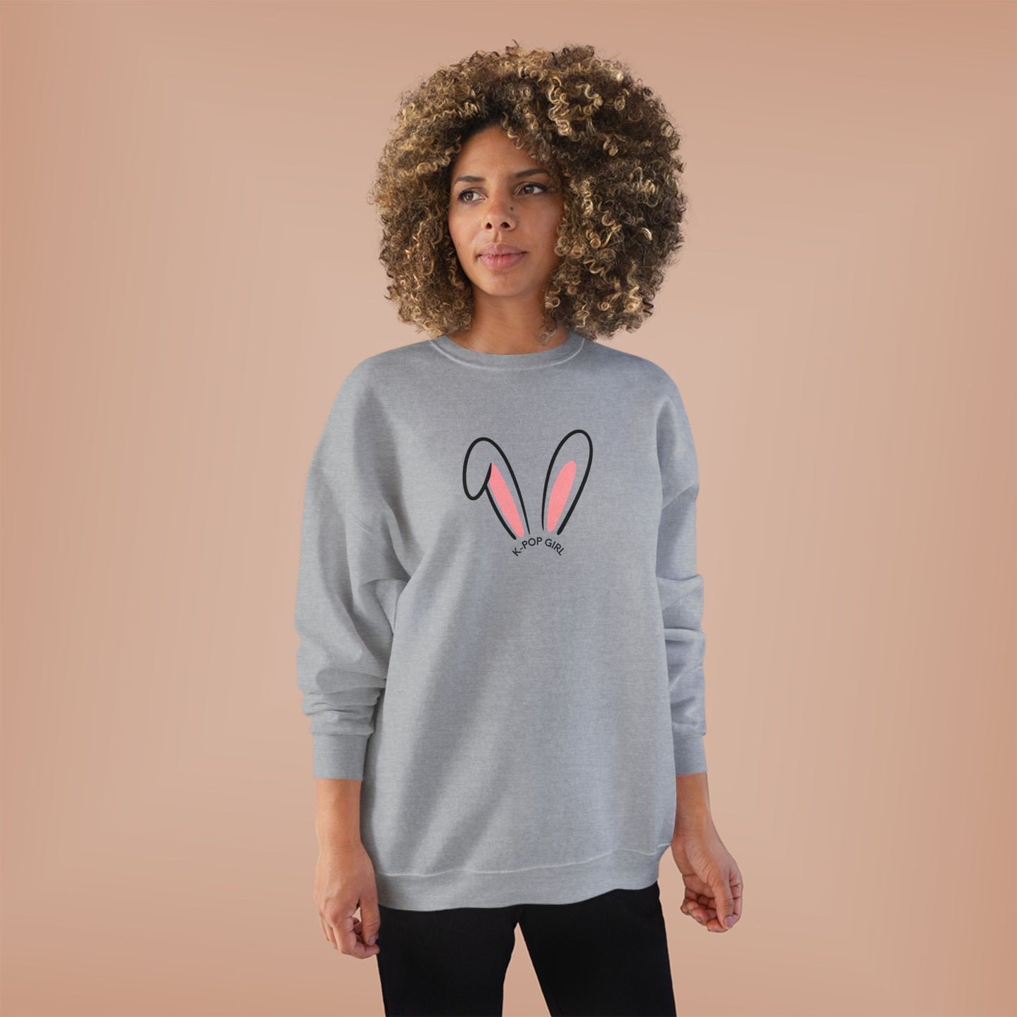 K-Pop Cute Bunny Ears Sweatshirt - Korean Stuff