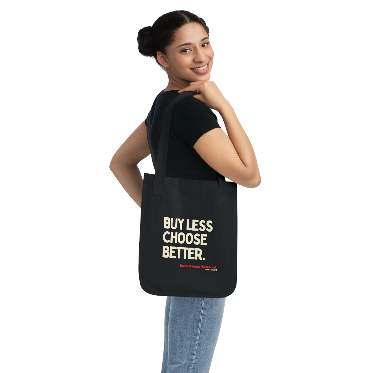 Vivienne Westwood Inspired Organic Canvas Tote Bag - Eco-Friendly Fashion