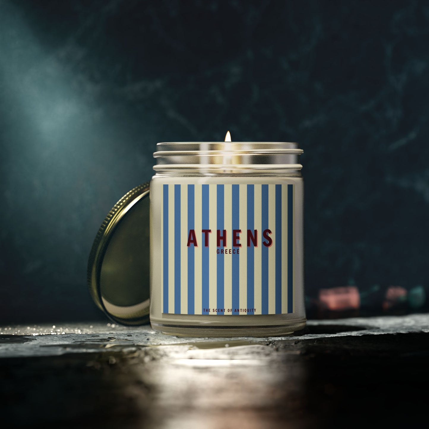 ATHENS, The Scent of Antiquity Scented Candle, Lavender Bergamot
