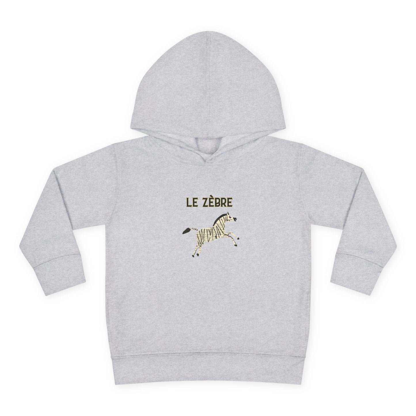 Le Zèbre Toddler Fleece Hoodie, Pullover Hoodie