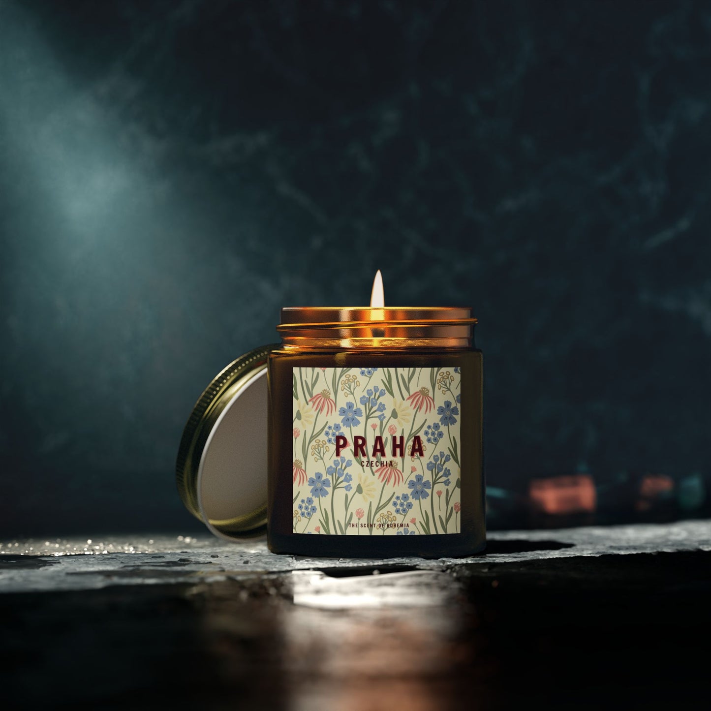 The Scent of Bohemia, PRAHA Scented Candle, Midnight Blackberry