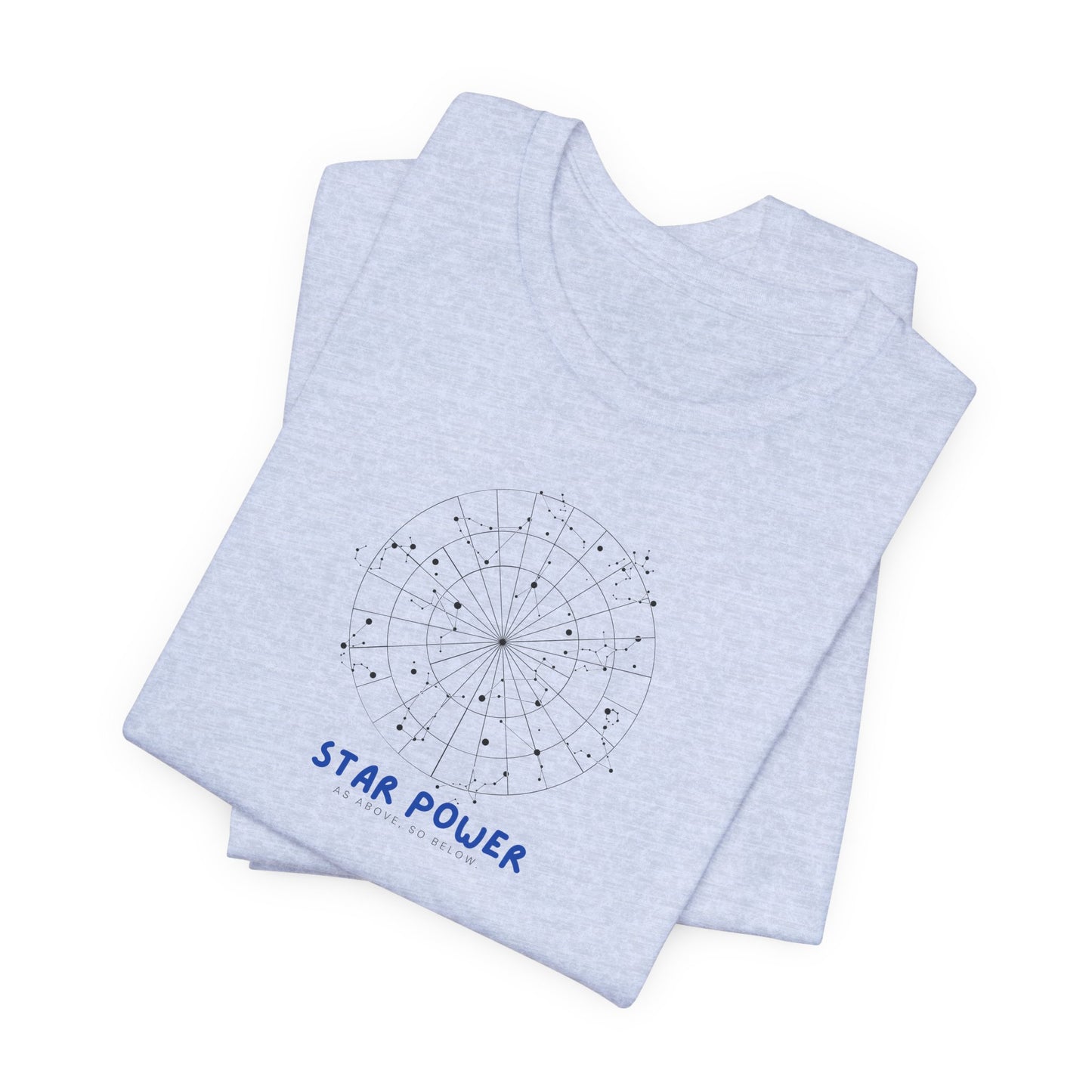Astrology Tee, Star Power, Yogawear