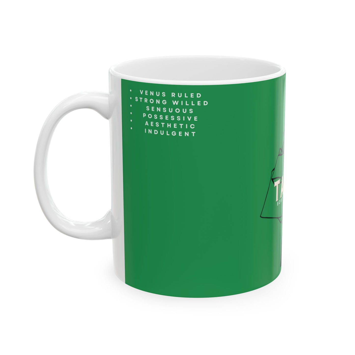 Astrological Wheel TAURUS Lady Mug, Bday Gift