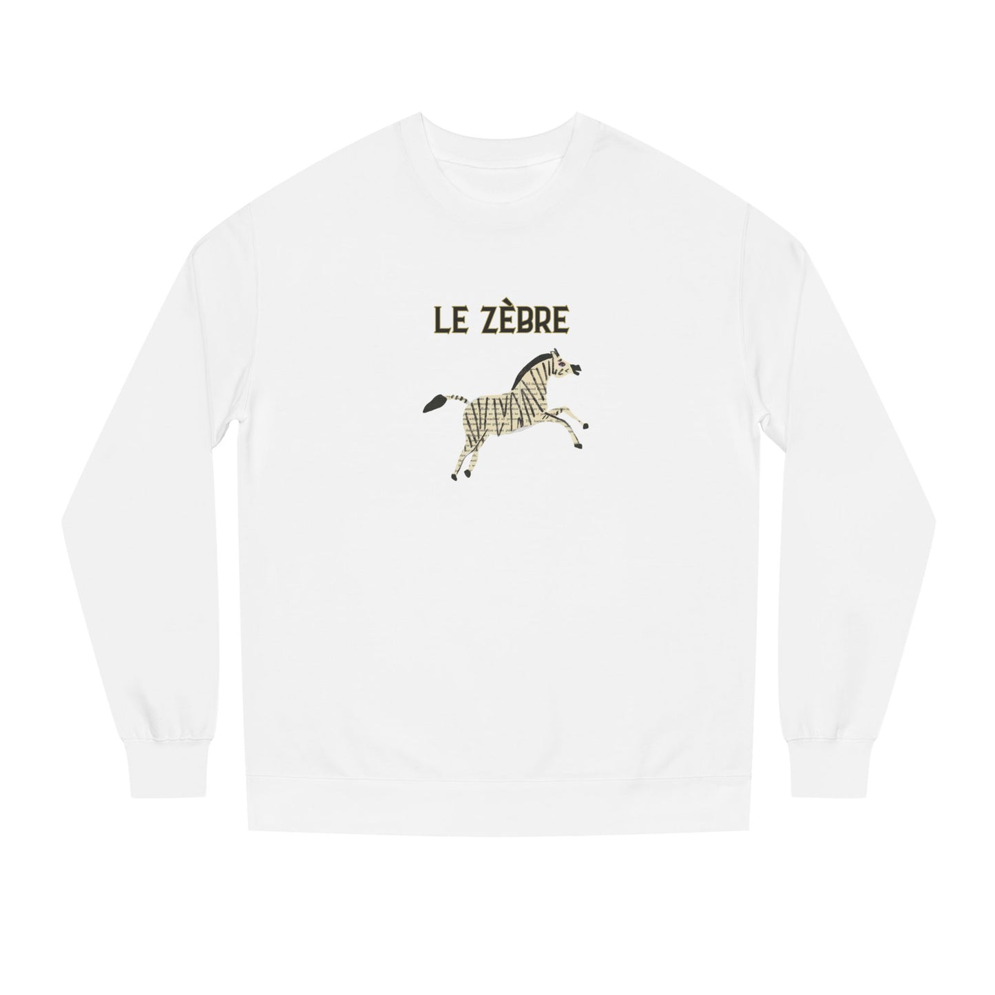 Le Zèbre Stylish Crew Neck Sweatshirt