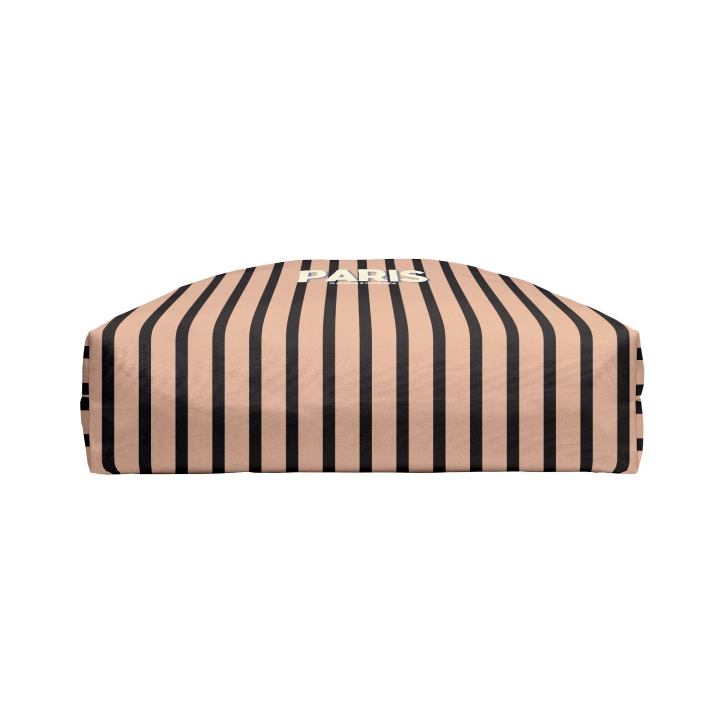 Parisian Weekender Tote Bag, BLACK and TAN