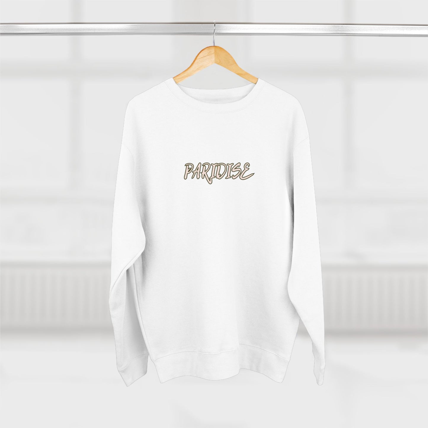 PARADISE Unisex Crewneck Sweatshirt, Elegant Sweatshirt