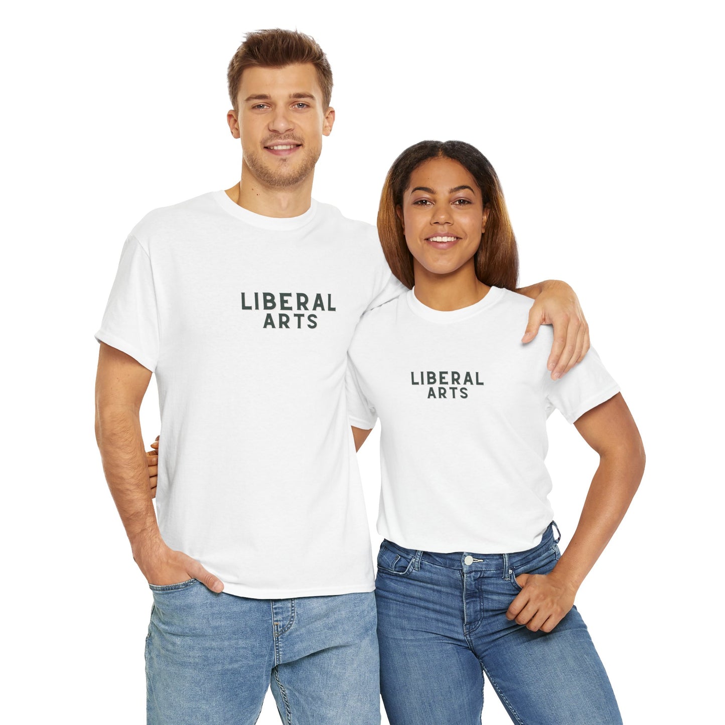 LIBERAL ARTS Unisex Heavy Cotton Tee, College Life