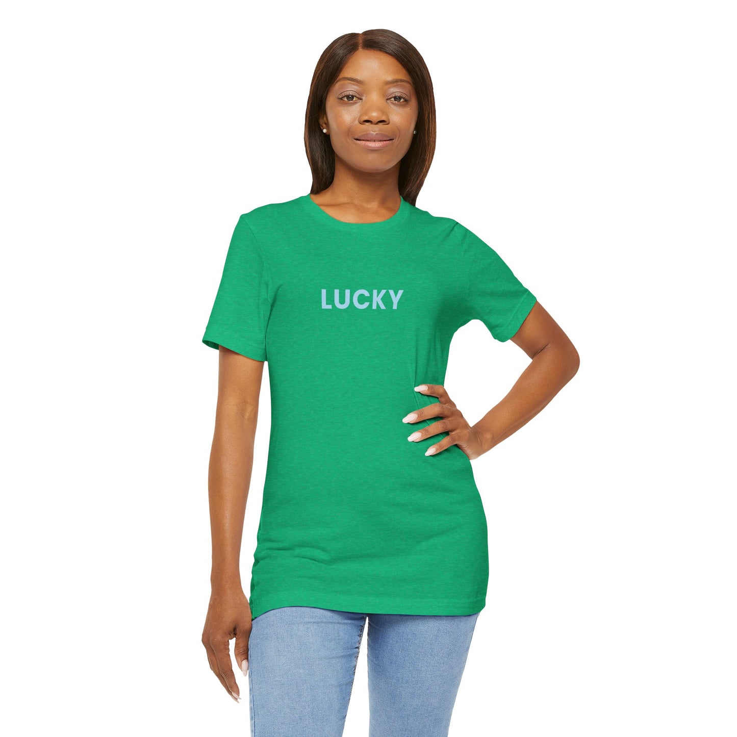 LUCKY Green Tee, St. Patrick's Day Shirt