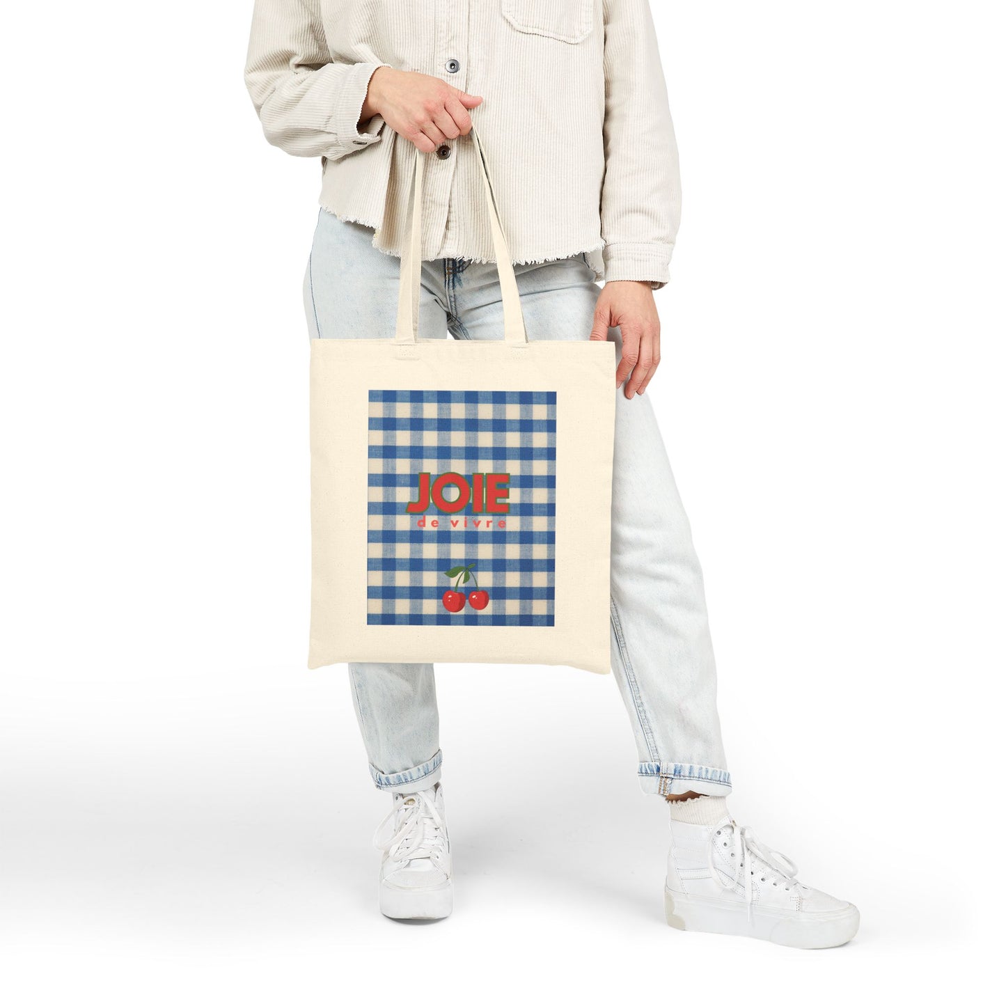 Preppy Blue Gingham Canvas - JOIE de vivre
