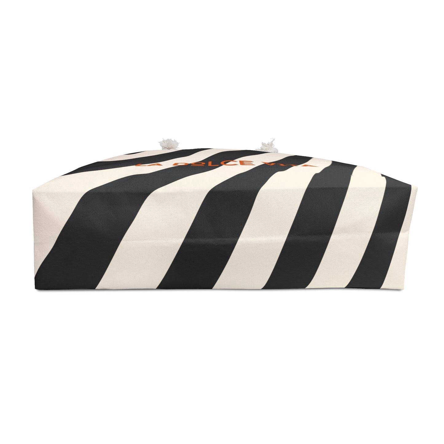 La Dolce Vita Black and White Weekender Bag