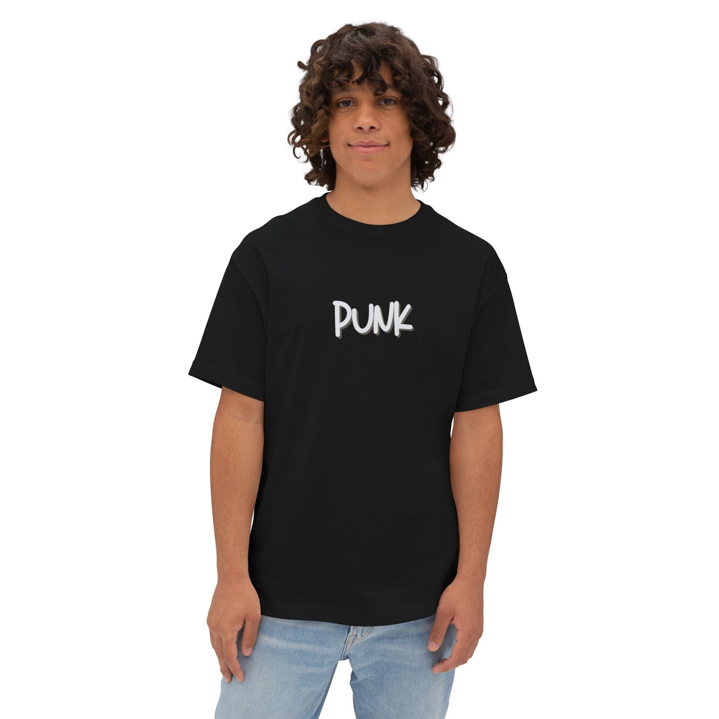 PUNK Oversized Boxy Tee - Casual Streetwear Top