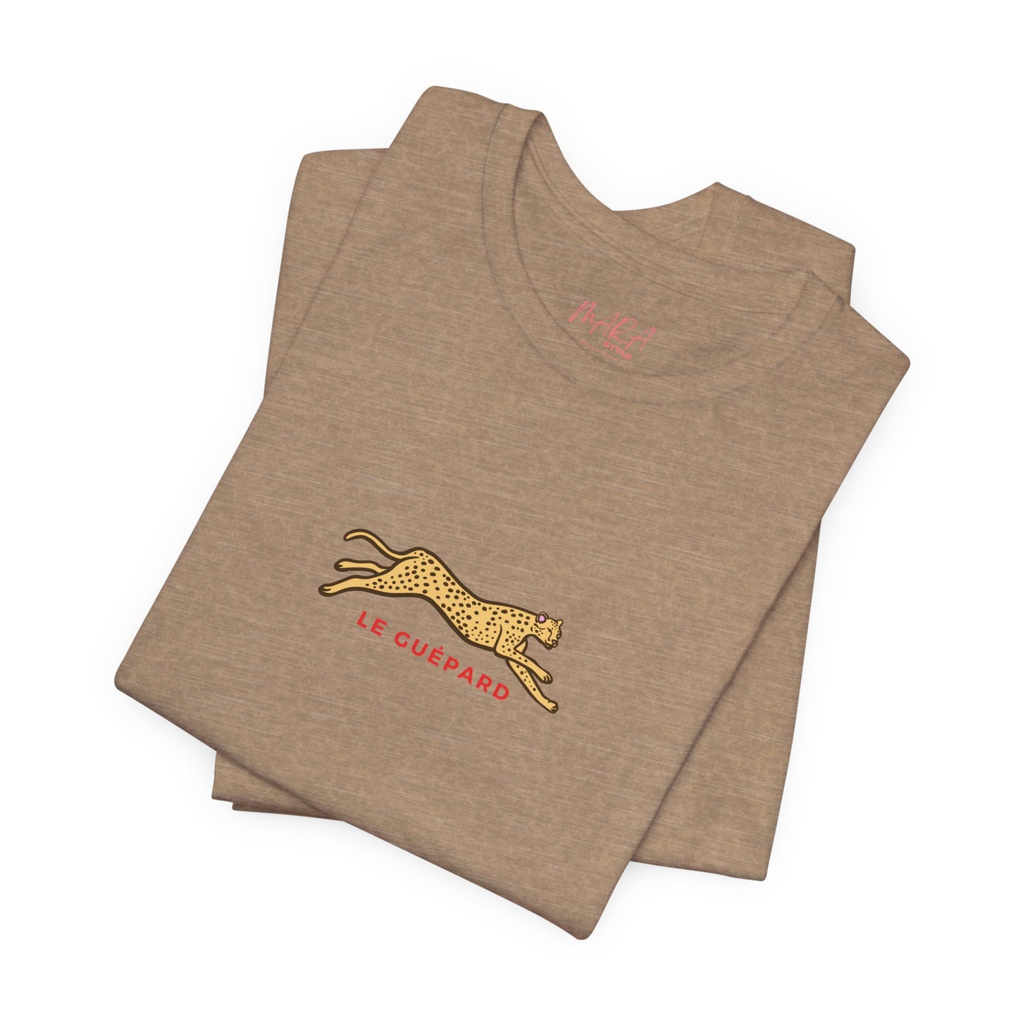 Le guépard Cheetah T-Shirt, French Preppy