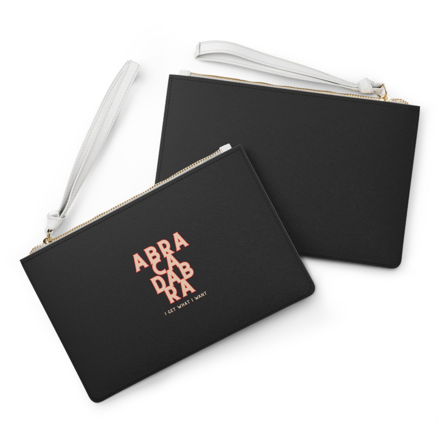Cute Black Clutch Bag, Abracadabra