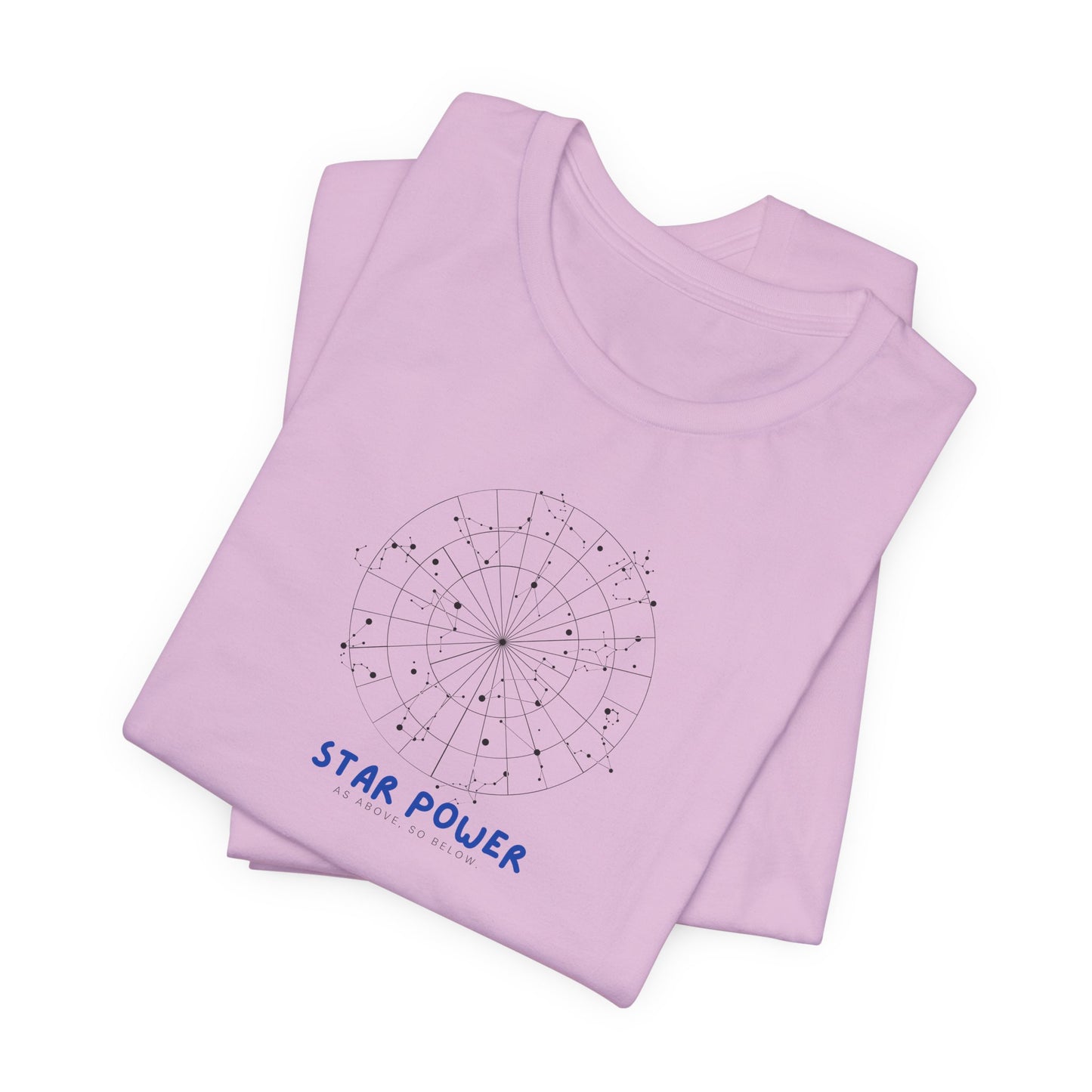 Astrology Tee, Star Power, Yogawear