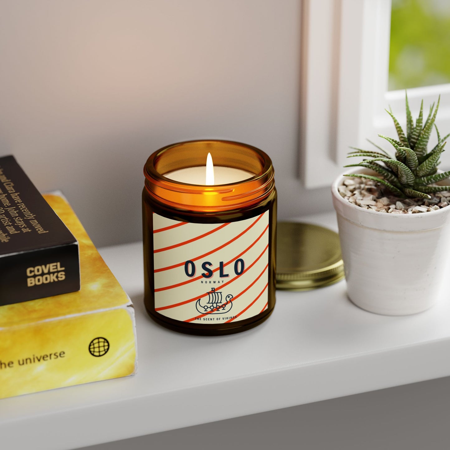 The Scent of Vikings, Oslo Nordic Style Candle, Beachwood