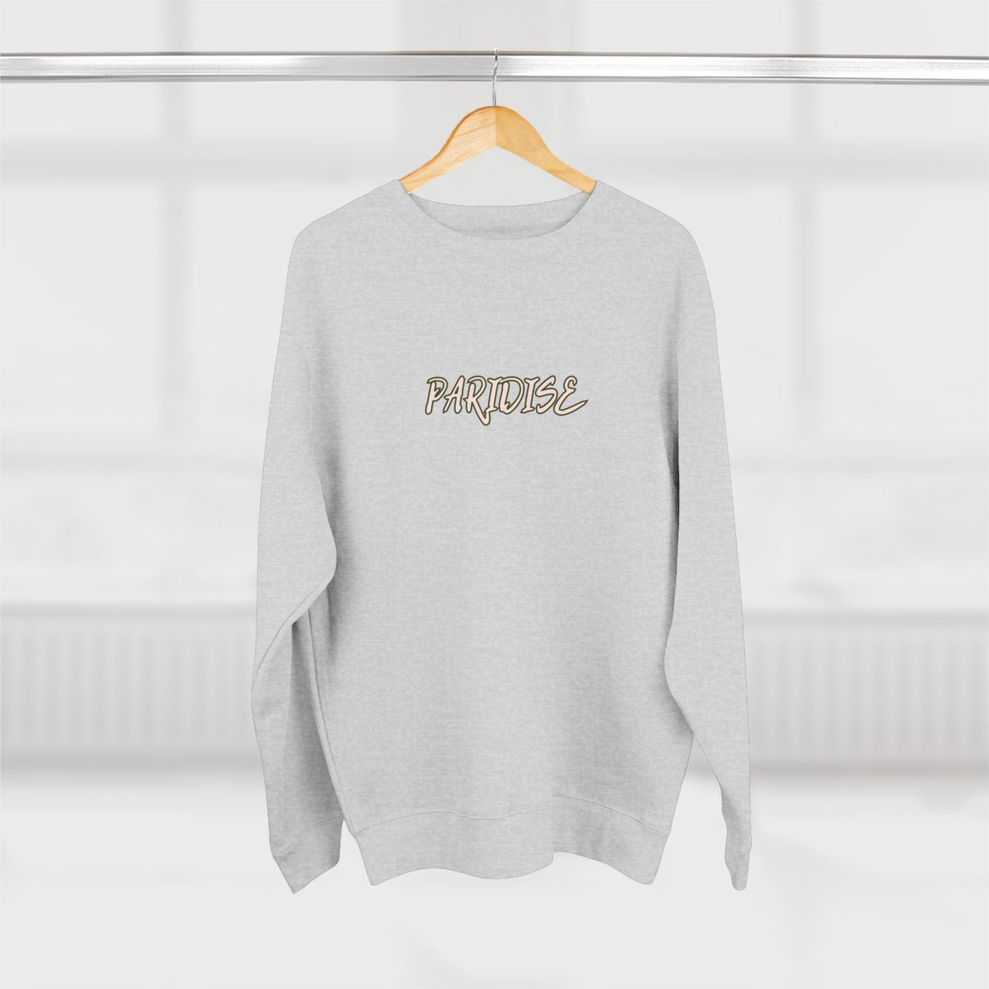 PARADISE Unisex Crewneck Sweatshirt, Elegant Sweatshirt
