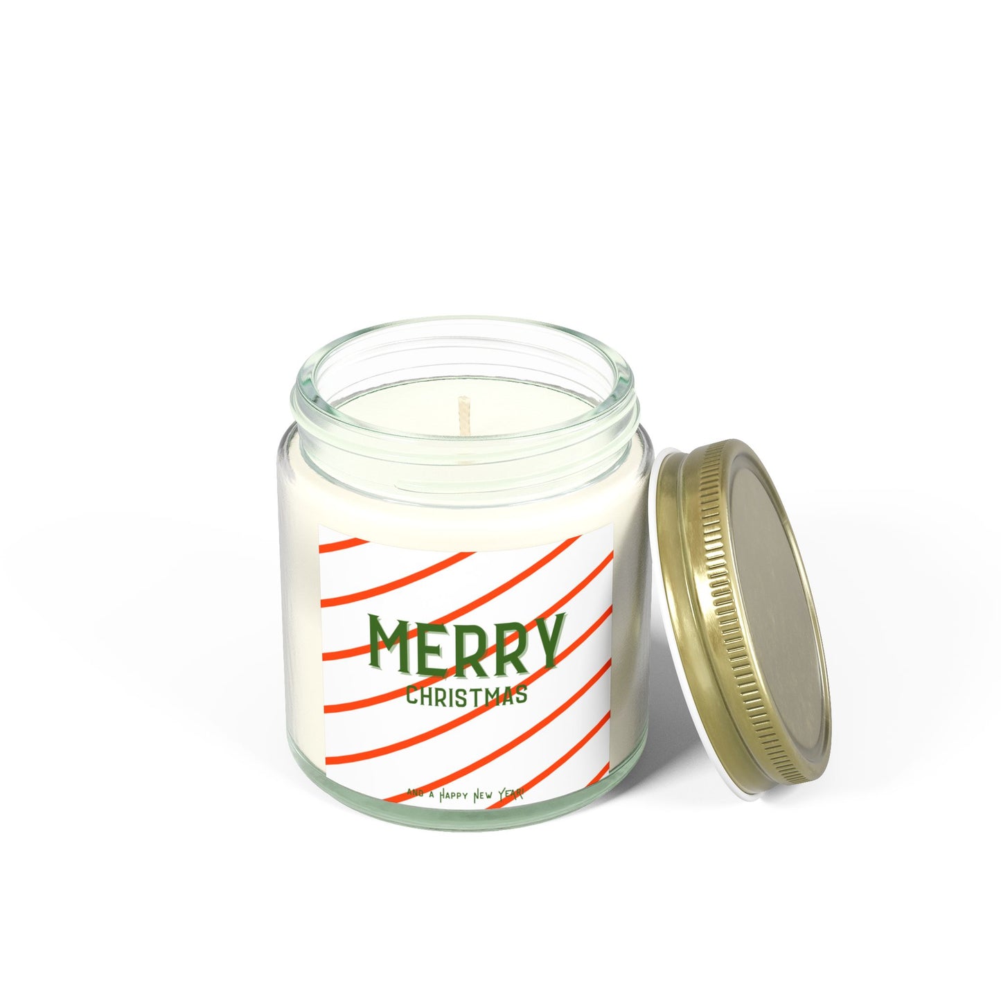 Preppy Christmas Scented Candles, Holiday Candle Set