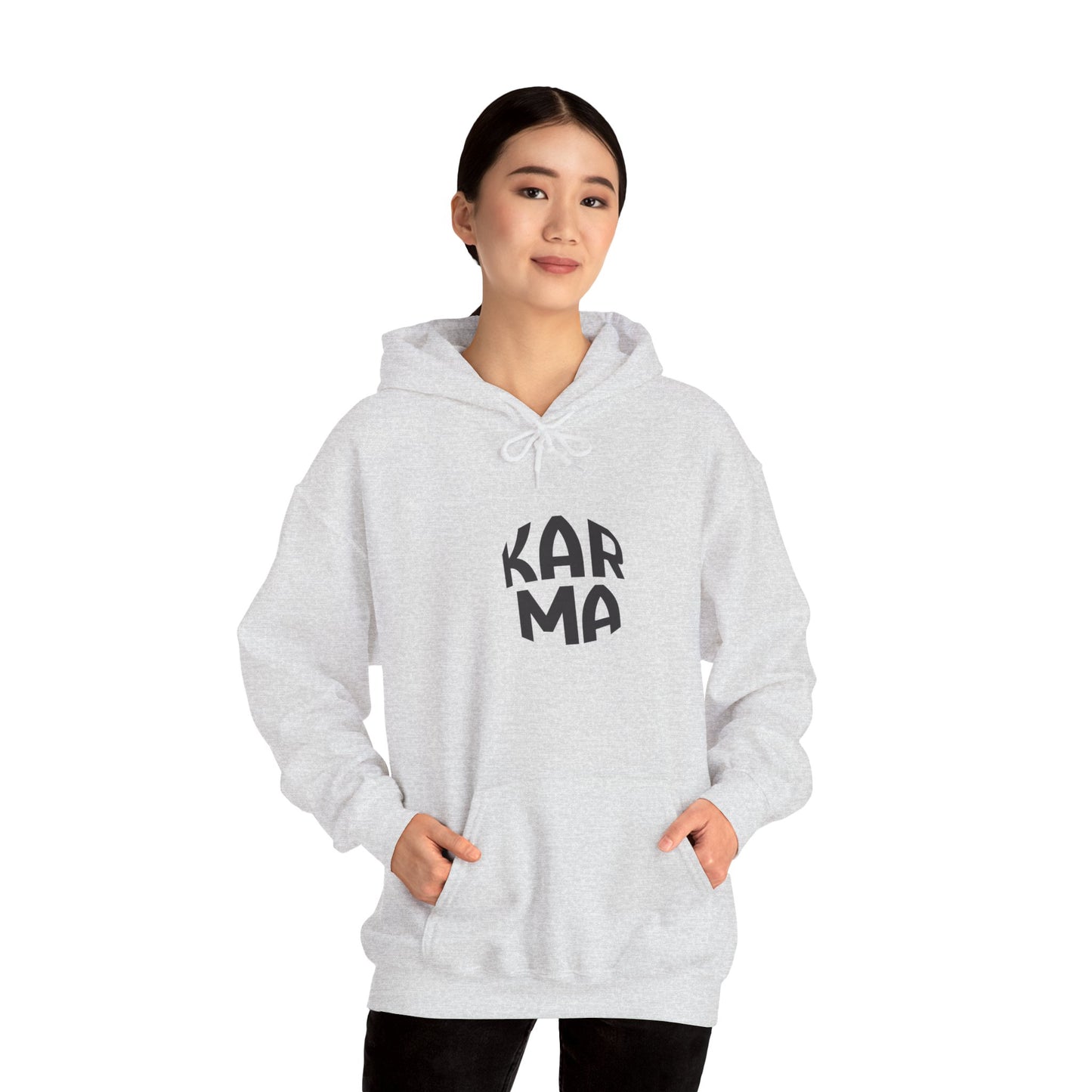 KARMA Unisex Cozy Hoodie, Street Style