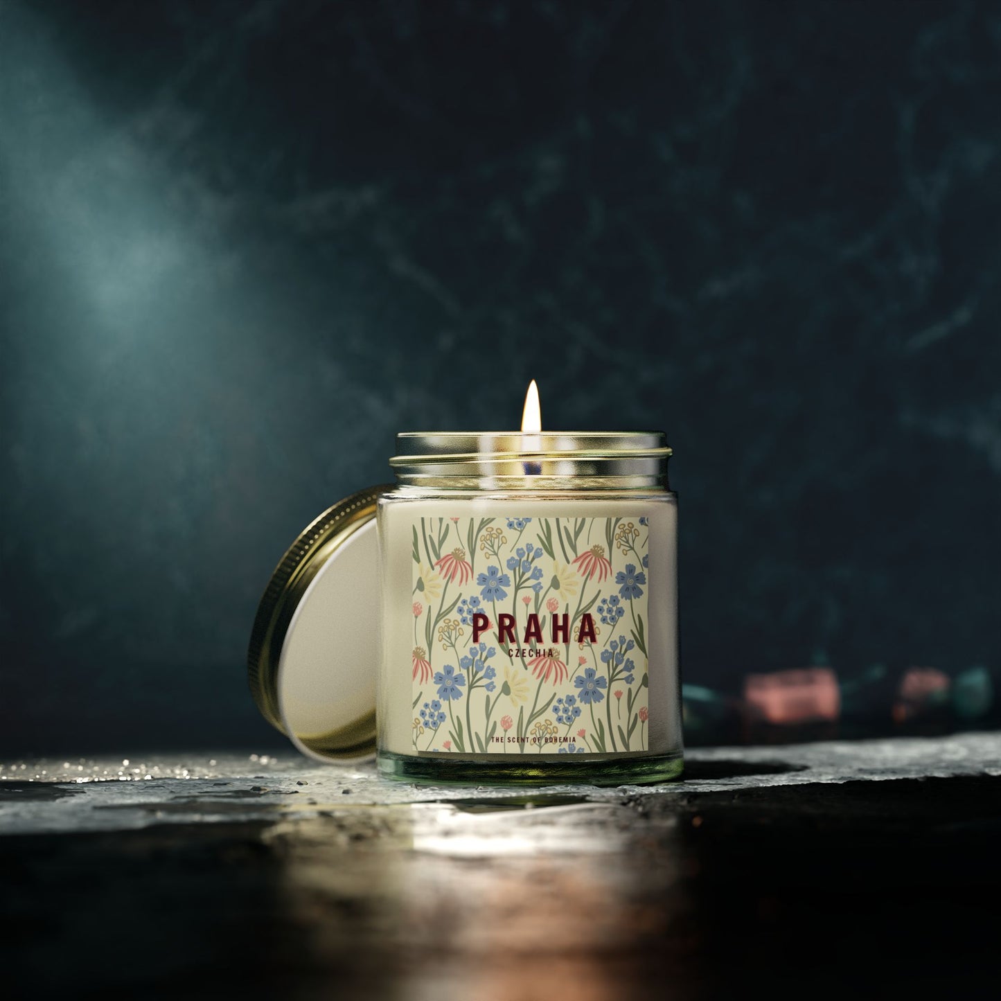 The Scent of Bohemia, PRAHA Scented Candle, Midnight Blackberry