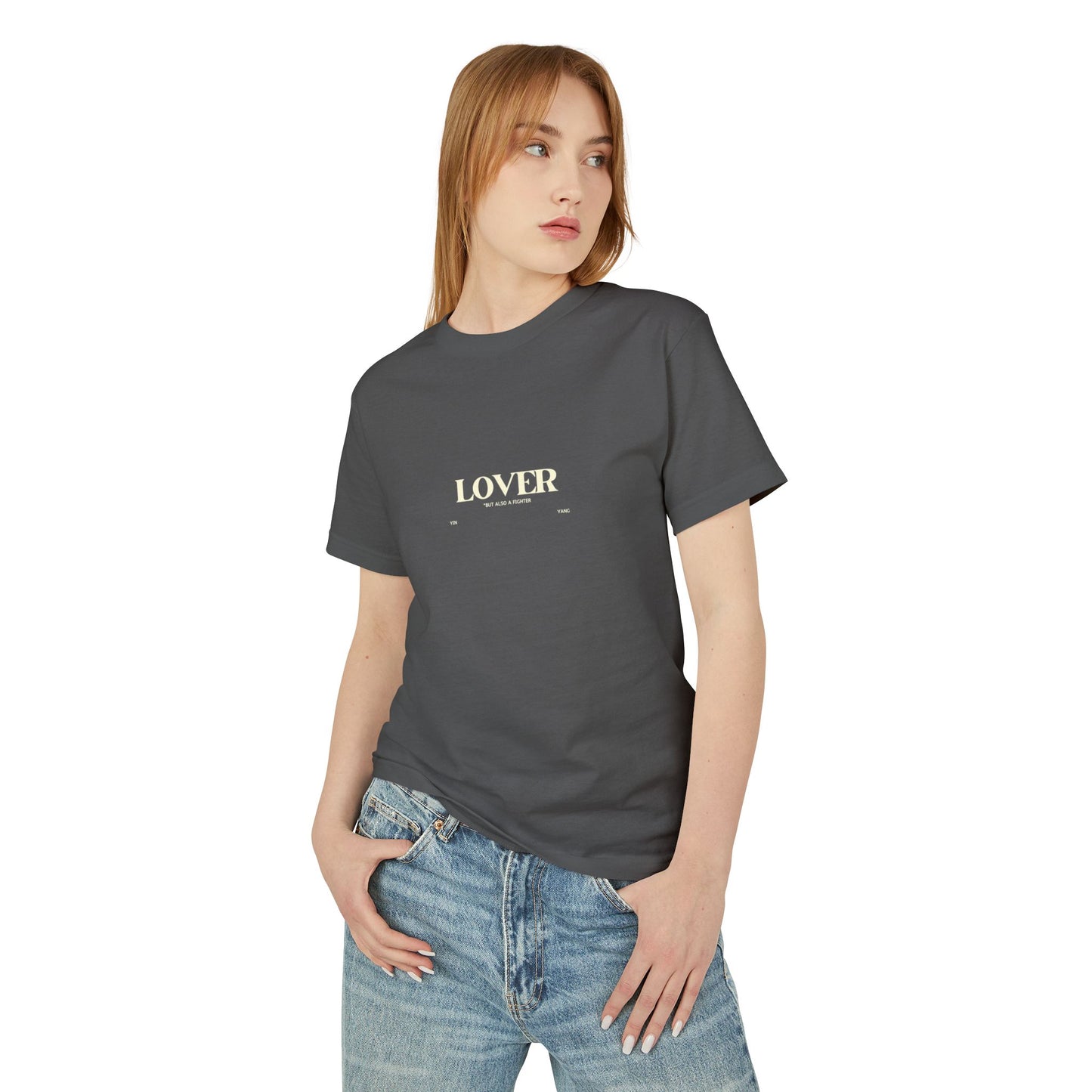 Yin/Yang Lover-Fighter Tee, Vintage Colors
