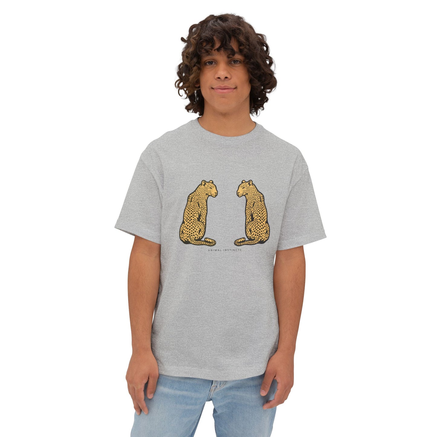 Cool Leopard Print Boxy Tee, Street Style