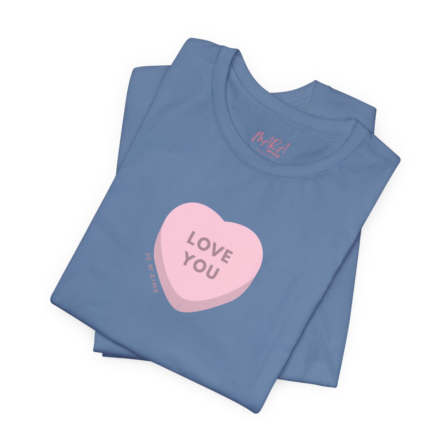 Self-Love Message Ladies Tee, "Je m'aime" I Love Myself