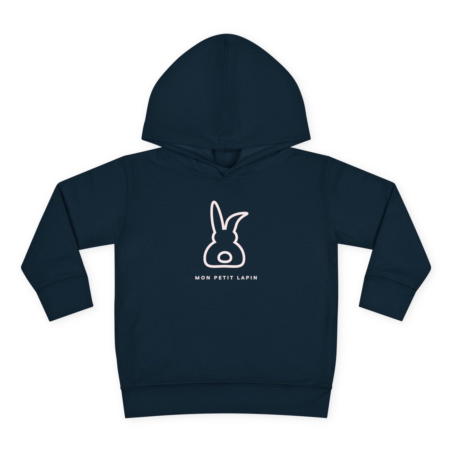Mon Petit Lapin - Cute Toddler Fleece Hoodie Pullover
