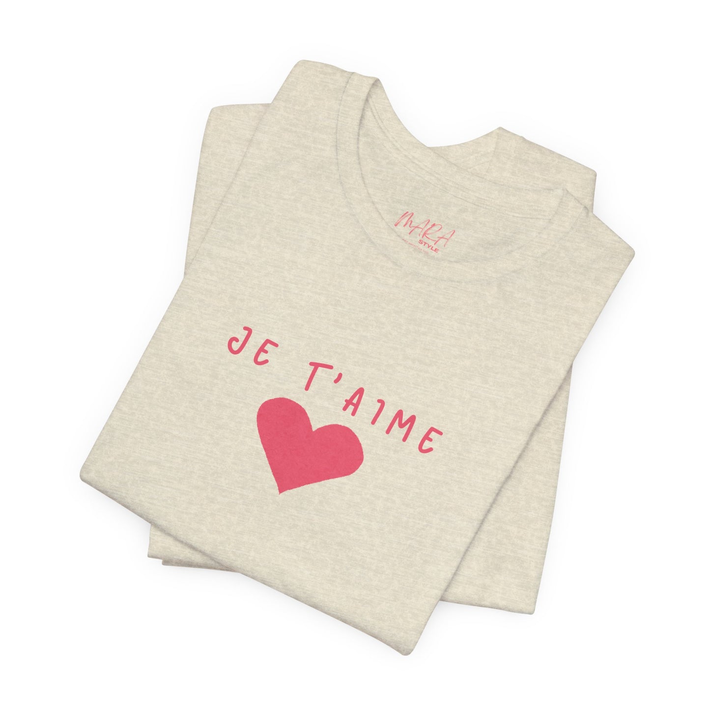 French Graphic Tee - Je T'aime T-Shirt