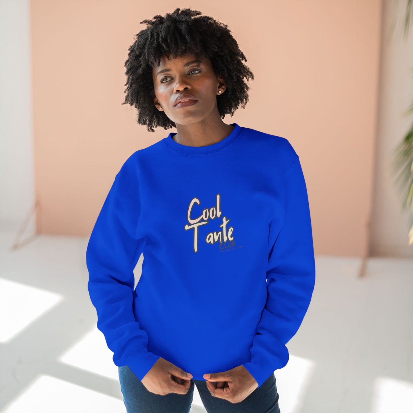 "Cool Tante Club" Cozy Sweatshirt, Favorite Auntie Gift